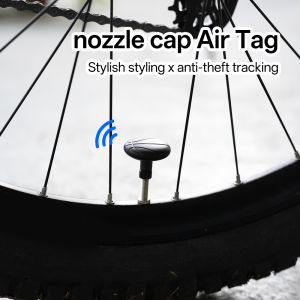 Anti-theft Portable Road Bicycle Tire Valve With Airtag Installation Waterproof Silicone MTB Tire Valve Cover Bike Accessories