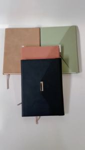 Buku Agenda Jurnal Garis A5 Notebook Diary Book Cover Bahan Kulit Klip Magnet Buku Catatan D1-013