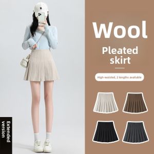 ZITENGFEI | Slimming A-Line Skirt with Drape Grey