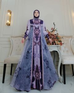 GAMIS TERBARU SYARI  SYARI TRENDI BRANDED PRODUK PREMIUM FASHION MODERN MEWAH ELEGAN BAJU DRESS ETNIK MUSLIM BATIK ETNIK ISABEL