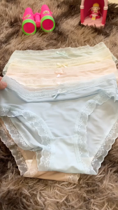 [ Combo Quần Lót Bigsize ] Quần Lót Nữ Phối Ren Hoa Nhẹ Nhàng Chất Liệu Mềm Mịn Thiết Kế Ôm Dáng Tinh Tế Màu Sắc Trang Nhã Dịu Dàng