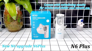 Nebulizer Portable Alat Nebulizer Anak Mesh Alat Uap Bantu Pernafasan Asma Inhalasi Vapor Asthma Inhaler Terapi Pernafasan Nebulizer Asma Portable Mesh Nebulizer Asthma Respiratory Vapor Cocok untuk Anak-anak dan Dewasa