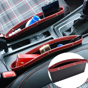 1PC รถที่นั่ง Gap กระเป๋าเก็บรถพื้นที่กระเป๋าเก็บกระเป๋ากระเป๋าโทรศัพท์เหรียญ Key Car Organizer อุปกรณ์เสริมภายในรถยนต์