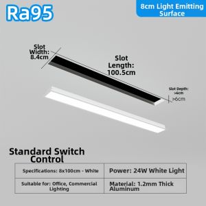 LANGJIAO | Custom Recessed LED Corridor Light Seamless Joint Dimmable Panel
