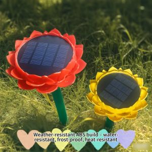 Outdoor Worship | HD-702 Solar Lotus Speaker | For Temples & Meditation| Eco Charging | TF Card Support| Solar Charging | 12-Hour Playback | Weather-Resistant Buddhist Player | Perfect Gift