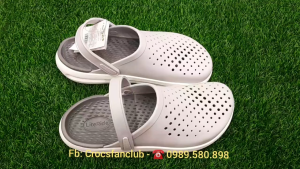CrocsFanClub – PB331 - Sục Literide inmotion phiên bản mới nam nữ đế cao siêu nhẹ mềm êmsục đi mưa