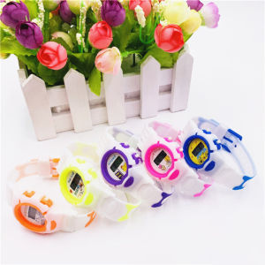 🔥Cozyrooms👍 Childrens Jelly Watch Round Dial Plastic Cartoon Boy Girl Electronic Watch
