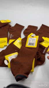 ถุงเท้านักเรียนสีนำ้ตาล Banane 1แพ็ค12คู่ มีไซส์:4-6/5-7/7-9/9-12ฟรีไซส์ ผ้าดีนิ่ม ใส่สบาย สินค้าแนะนำ สินค้าขายดี พร้อมส่งจ้า