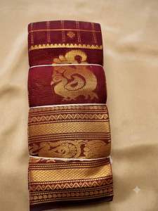 Taara luxe tissue Checks Uppada pattu with Kanchi border light weight handlooms festival ethnic wear