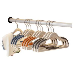 Childrens Non-Slip Clothes Hangers Eco-Friendly Baby Hanging Small Plastic Coat Hangers Big Kids Traceless Nordic Style Hangers