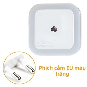 Đèn Ngủ LED Hình Vuông Có Điều Khiển Thông Minh Đèn Tường Đầu Giường Tiết Kiệm Năng Lượng Cho Phòng Hành Lang Nhà Vệ Sinh Chiếu Sáng Gia Đình