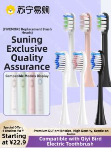 Electric Toothbrush Head Replacement for Kiwibird K3/K1/K5 Compatible with Viomi Cloud Vxys01/1383 Deep Cleaning Adult Hardness