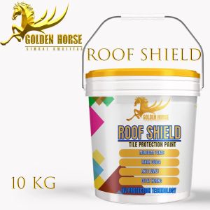 Golden Horse - Cat Genteng glossy Beton/ Asbes/ Metal 10 kg - ROOF SHIELD
