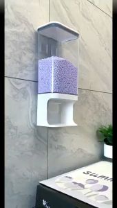 Laundry Powder Fragrance Beads Storage Box Wall Mounted Moisture-proof Dustproof Waterproof Simple Household Laundry Beads Storage Shelf