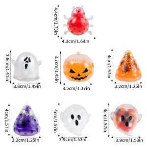 5/10pcs Funny Halloween Bead Ball Pinch toys Children’s trick prank props Halloween Gift Decoration kids Birthday Party Favors