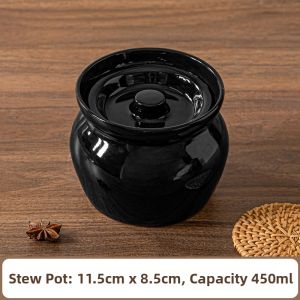 PUQI | Single Serving Steaming and Soup Pot Water Bath Ceramic