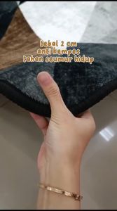 Karpet Bulu Modern Geometris/Floral/Botanical 90x140 cm - Desain Terbaru