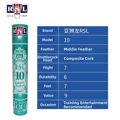 RSL | Durable Stable Flight Professional Badminton Shuttlecock