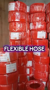 BIO FLEXIBLE HOSE orange1/2 Inch Electrical PVC  50 Meters Bio brand  Super affordable flexible hose and