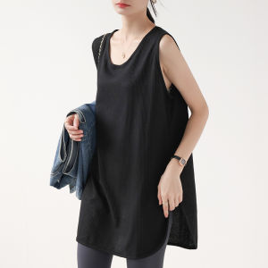 MOCHU | Loose Fitting Hemmed Mid-length Sleeveless Innerwear
