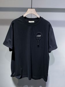 Summer Trendy Brand Loose Simple Mens Short Sleeve T-Shirt New Style Casual Pure Cotton Half Sleeve Body Shirt round Neck