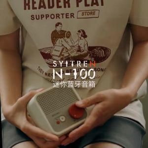 SYITREN N100 Retro Minimalist Design Bluetooth Speaker 2000 mAh Battery Type-C Charge AUX Input Support Bluetooth
