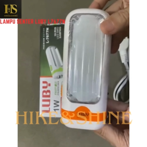 LUBY L7677N Lampu Emergency 1 Unit Super Terang Senter