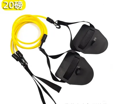 Swimming Trainer Arm Accessories Adjustable Stretch Pull Rope Hand Webbed Pilates Muscle Training Swim resistance band