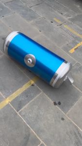 Bình hơi inox lắp cho xe ô tô 680 275 2 lỗ hàng cao cấp bình hơi nhôm dùng nén khí