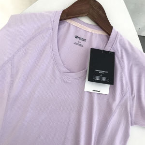 Slim Fit Sporty Short Sleeve T-Shirt Womens Summer Mesh Breathable Quick Dry Running Fitness Yoga V-neck Thin Style Training