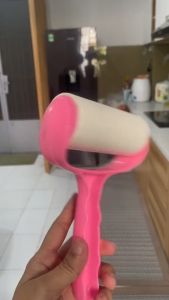 Cây Lăn Bụi LỚN 16cm - Cây Lăn Quần Áo Cán Cong Làm Sạch Lông Chó Mèo Trên Ga Giường sofa cây lăn bụi cây lăn lông chó cây lăn lông mèo cây lăn cây lăn cầm tay cây lăn lông thú cưng bằng tay cây lăn lấy lông chó mèo