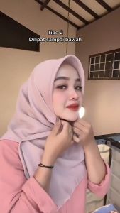 Segi Empat Bella Square / Kerudung Segi Empat Polos Polly Cotton / Bella Square / Polly Cotton