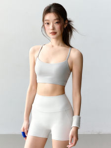 JUZHONGDEYAOJING | Nylon66 Sports Bra with Padding High Elasticity