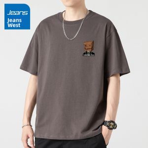 Jeanswest | Cotton Printed Mens T-shirt Short Sleeve