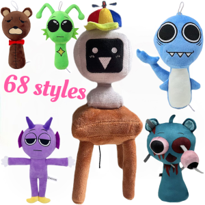 Sprunki Plush Toys Sprunki Plush Doll Sprunki Game Cartoon Pillow Kids Birthday Gifts Stuffed Dolls Christmas Gift