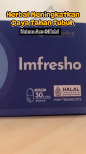 Nature Ace Imfresho: Obat Daya Tahan Tubuh isi 30 Kapsul