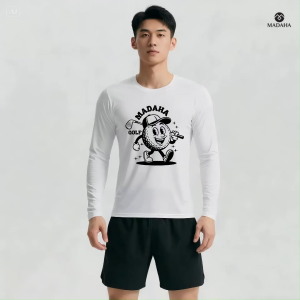 Madaha Kaos Baju Lengan Panjang Dry fit Jersey Olahraga Golf Guilty Pleasure