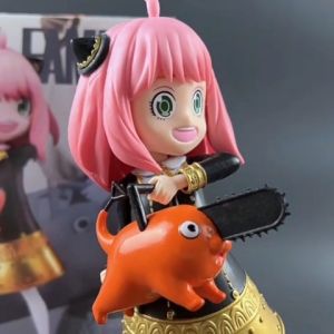 Action Figure SPY x FAMILY x CHAINSAW MAN x JIANGSHI : ANYA FORGER - Miniatur Topper Kue Pajangan Bond Pochita Vampire