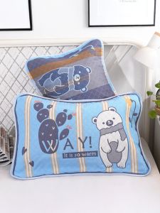 Pure Cotton Muslin Soft Childrens Pillowcase 40*60 Six Layers Single Cartoon Baby Soft Pillowcase Bedding Accessories