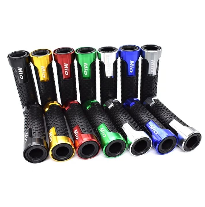 MOFOX 2Pcs Motorcycle Handlebar Grips for HONDA Click 125i 150i V2 V3 - Anti-Slip Rubber Grips Motorcycle Modified CNC Aluminum Alloy Handle Grip