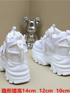 European Goods Best Selling 14cm Dad Shoes Womens Platform Shoes Thick Sole 10cm Sneaker Ins Breathable Increased 12cm Casual Shoes