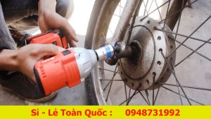 Máy Siết Mở Bulong Dùng Pin Ken - 2 Pin 10 Cell Dung Lượng Khủng - Khả Năng Vặn Mở Bulong M6-M16 - Bảo Hành 6 Tháng