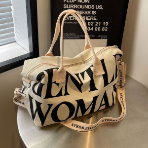 Large Capacity Commuter Womens Tote Bag 2026 New Fashion Handbag Short Trip Travel Lightweight Crossbody Canvas Tote Bag