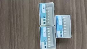 PIORPOY Dental Polishing Stone Flame Cone Round Abrasion Point Burs For High Speed Handpiece Dentistry Products 12Pcs/Box