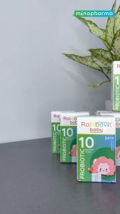 Men 10 chủng Rainbovit baby chai 5ml nhập khẩu Ba Lan hỗ trợ hệ tiêu hóa con khỏe mạnh