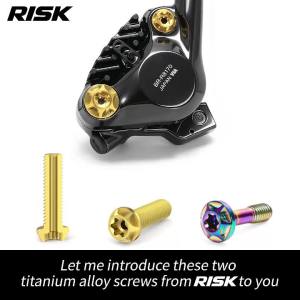 Risk | Risk Bicycle Caliper Locking Screw & Oil Circuit Bolt M6*22/24mm Titanium Alloy Bolt Screw for R4770/7070/8070/7170/8170 Caliper