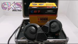 Klakson Double Keong Mobil dan Motor Cr7 Klakson Keong Waterproof Isi 1 Pasang Klakson Keong CR7