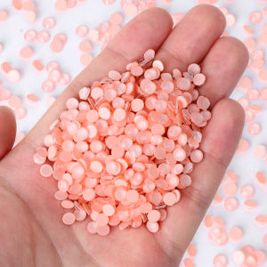 SS6-SS30 Macaron Neon Glass Rhinestones Multi Size High Quality Flatbase Crystal Diamond For Nail Art Crafts DIY Decoration