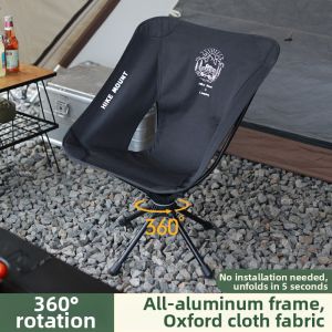 360 Rotating Portable Aluminum Folding Chair