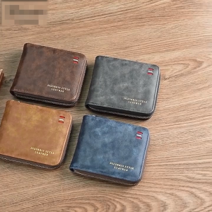 MENSPE Mens Short Wallet Soft PU Short Wallet Multi-Functional Wallet Retro Large Capacity Purse Multi-Card Position ID Credit Cards Holders Coin Pouch PU Leather Coin Bag Business Wallets